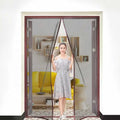 Modern Fiberglass Magnetic Soft Door Curtain with Insect Resistant Mesh Fire-Proof & Durable Design Washable Easy Installation
