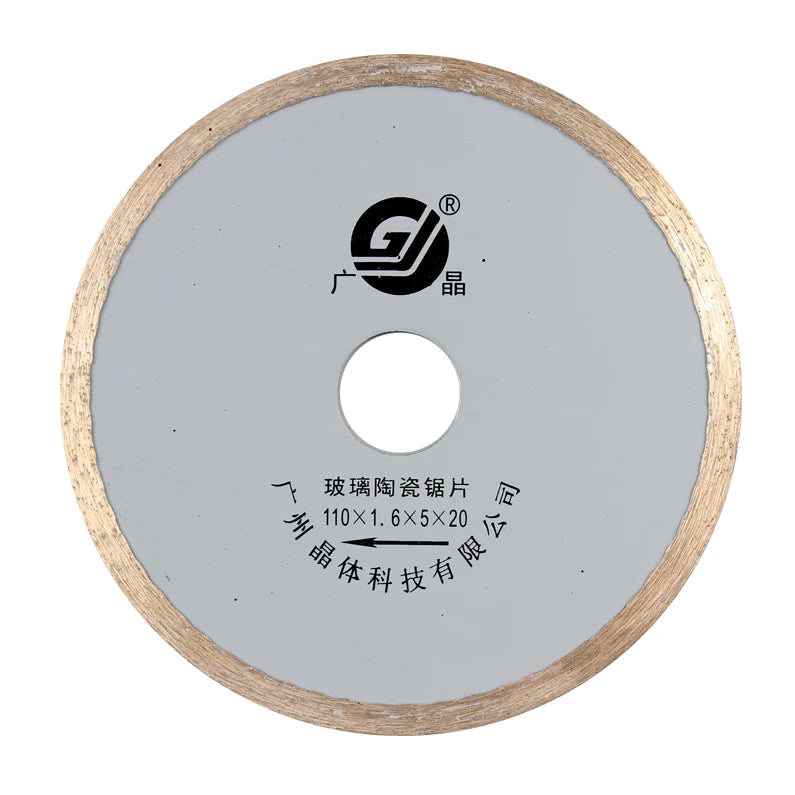 Free Customized 110mm Ultra-thin Glass Cutting Saw Diamond Saw Blade Ceramic Tile Cutting Blade Glass Ceramic Cutting Blade