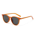 Personalized Ins Polarized Sunglasses Women CAP Pin Retro Round Frame Sunshade Sunscreen Sunglasses Men