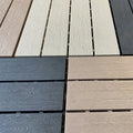 Modern Outdoor Deck Tiles XF-P001 300*300*22mm Square Waterproof Oil-Proof Anti-Slip Wood Grain Finish for Balcony Outdoor