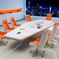 Commercial Furniture Conference Room Tables and Chairs Large Boardroom Meeting Table 100% MDF Wood HYZ12 High End Modern Table