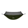 Woqi Cheap Air Survival Jungle Nylon Rope Hammock With Mosquito Netting Auto Open