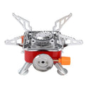 Portable Foldable Butane Gas Stove for Campers & Adventure Seekers Iron Surface Propane Fuel for Outdoor & Home Use