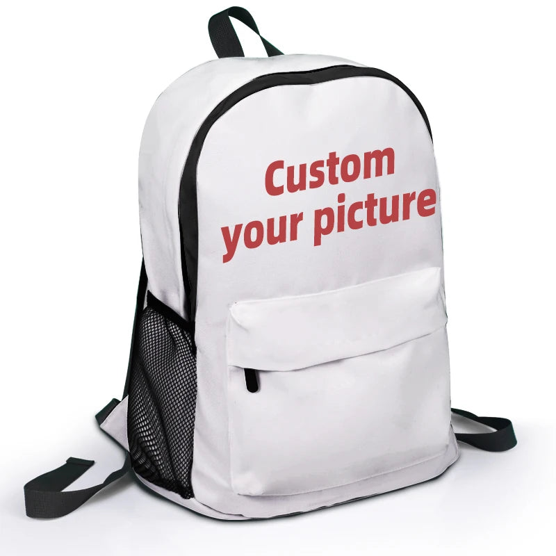 Digital Full Printing Laptop Backpack Custom Print Logo Bag Large Capacity Kids Bag Large Backpack Set with logo