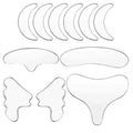 Reusable Anti-Wrinkle Chest Pads Smooth Face Wrinkle Patches While Sleeping for Forehead & Between Eyes