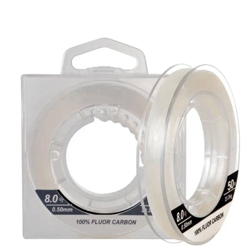 Manufacturers Wholesale Fishing Lines 50M Fluorocarbon Fishing Line for Leader Carbon Line Mainline Braided Sea Water De Pesca
