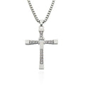 Men Cross Crystal Pendant Chain the Fast and Furious Dominic Toretto's Necklace