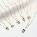 Stylish 3A Zircon Owl Pendant Necklace 18K Gold Minimalist Jewelry for Women and Gift Ideas Necklace