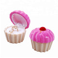 Wholesale Cute Velvet Cloth Cake Ring Necklace Earrings Jewelry Box Jewelry Packaging Box