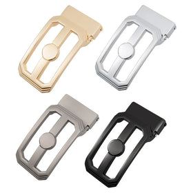 LQbelt Fashion Simple Design Men's Plate Hole Buckles Alloy Pin Punch Buckle for Belt With Holes Wholesale Factory Custom Logo