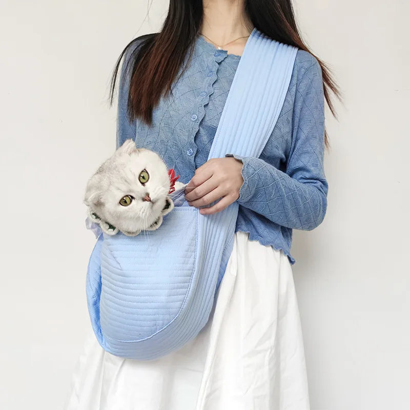Wholesale Portable Back Legs Puppy Pouch Pet Small Animal Cat Dog Sling Dog Carrier