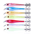 Wholesale SJ016 9.5cm 6g 5pcs/bag Noctilucent Luminous Shrimp Baits Octopus Squid Jig Fishing Lures