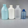 China Manufacturers Amber Brown Injection Moulded Plastic Bottles 100ml Laboratory Plastic Vial with Cap