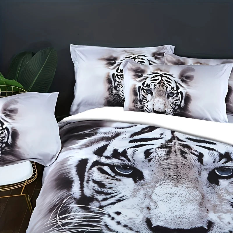Hot Sales Custom 3D Polyester 3pcs Bedding Set Brushed Digital Printing Duvet Cover for US Size Twin Woven Technique for Home