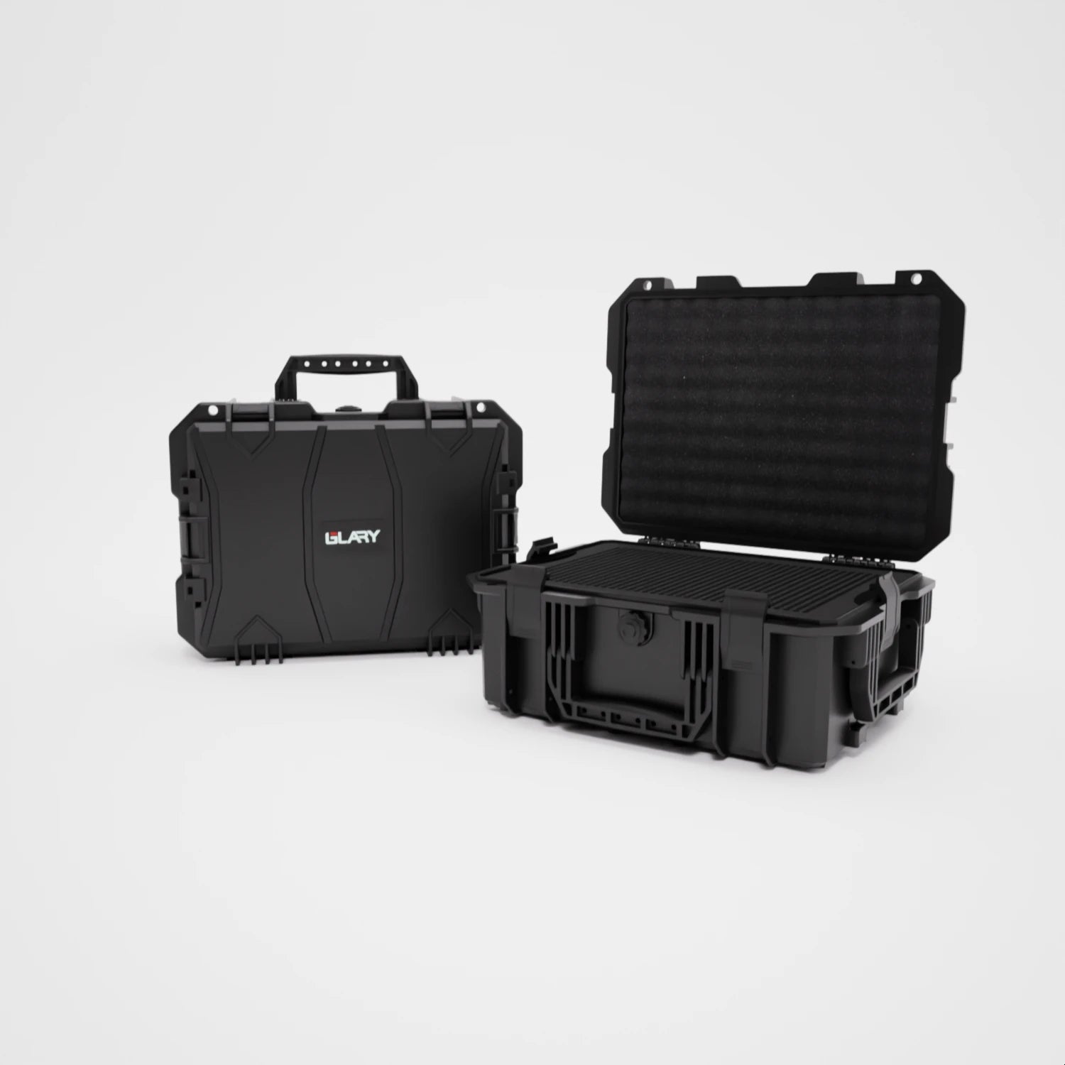 GLARY Multiple Slots Ammo case Box With Foam Waterproof Plastic Hard Ammo Storage case Box Heavy Duty Ammo Bullet case Box