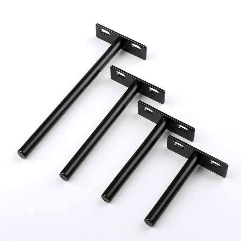 JINANTE JNT-49 Floating Heavy Duty Solid Steel Blind Shelf Support Wood Shelf Bracket