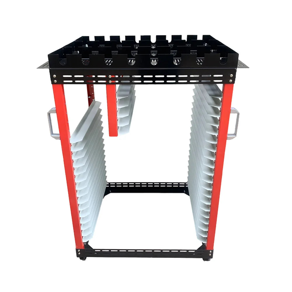 Factory Sale Multi Layers Metal Screen Printing Drying Racks for t Shirts