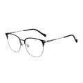 Luxury Retro Men's Titanium Alloy Square Frame Eyeglasses Diamond Face Shape Anti-Blue Light Blocking Myopia Eyewear