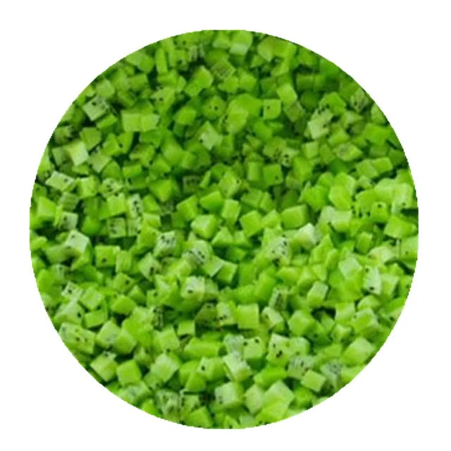 Sweet and Delicious Frozen Kiwi Fruit Dices Fresh IQF Processed Kiwi Fruit Bulk Packaging and Water Preserved