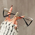 2024 Luxury Trendy Metal Cat Eye Ladies Optical Glasses Frame Anti Blue Light Eyewear