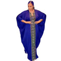High Quality African Clothes Robes Women Elegant Rhinestone Woman Dresses New Arrivals 2023 Rayon Robes Women