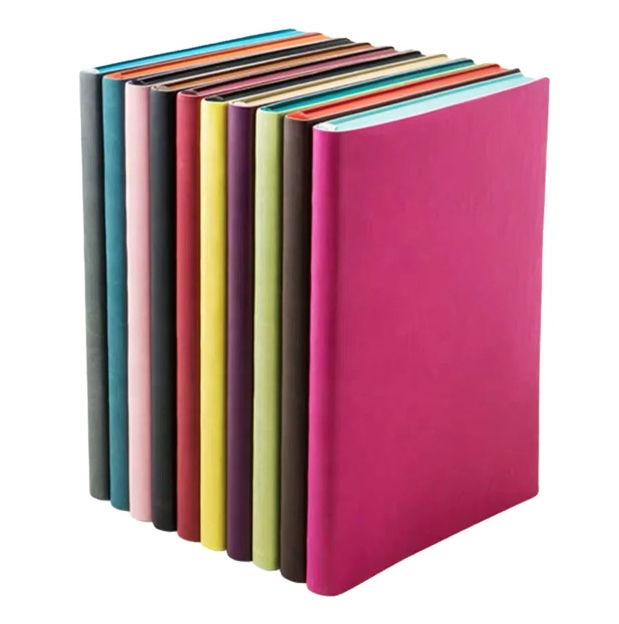 Custom 2025 Planner Color Edge A5 Softcover Leather Journal Notebook