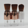 5ml 10ml 5g 8g Empty Hair Fluffy Retractable Refillable Loose Powder Bottle Pump Powder Brush