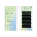 ANNAFRIS Handmade W Shaped Synthetic Lashes for Volume Eyelash Extensions 3D W Type 12 Rows Natural Black