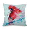 Nordic Simple Cushions Cover Bird Home Decorative Linen Geometric Pillow Covers 45x45cm