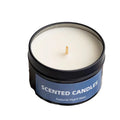 Handmade Modern Small Size Metal Round Can Tin Soy Wax Scented Candles for Home Decor Gift