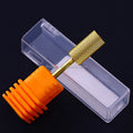 High Quality Smooth Round Gold Coated Metal Rotary Carbide Nail Drill Bit