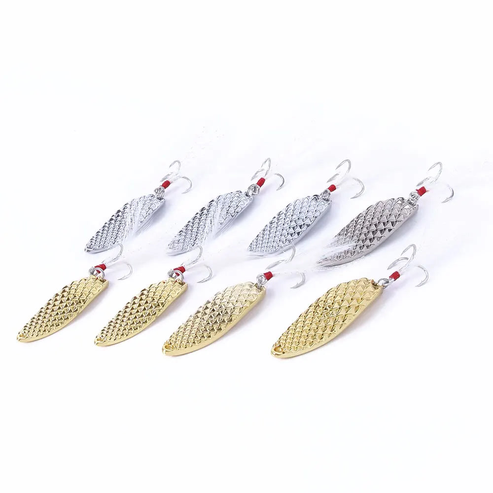 5G/10G/15G/20G Metal Spoon Fishing Lure Spinner Bait Trolling Spoon Spinner Fishing Lure