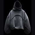 Yingling Double Layer Unisex Cropped Heavy Weight Hoodie Custom Men Streetwear Hoodie Heavyweight Fleece 500Gsm Cropped Hoodies