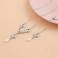 Crystal Back Chain Dress Accessories Wedding Design Bridal Long Necklace for Women