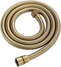 Silver 59 Inches Flexible PVC Shower Hose Stainless Steel Replacement Brass Fittings Shower Hose Extra Long