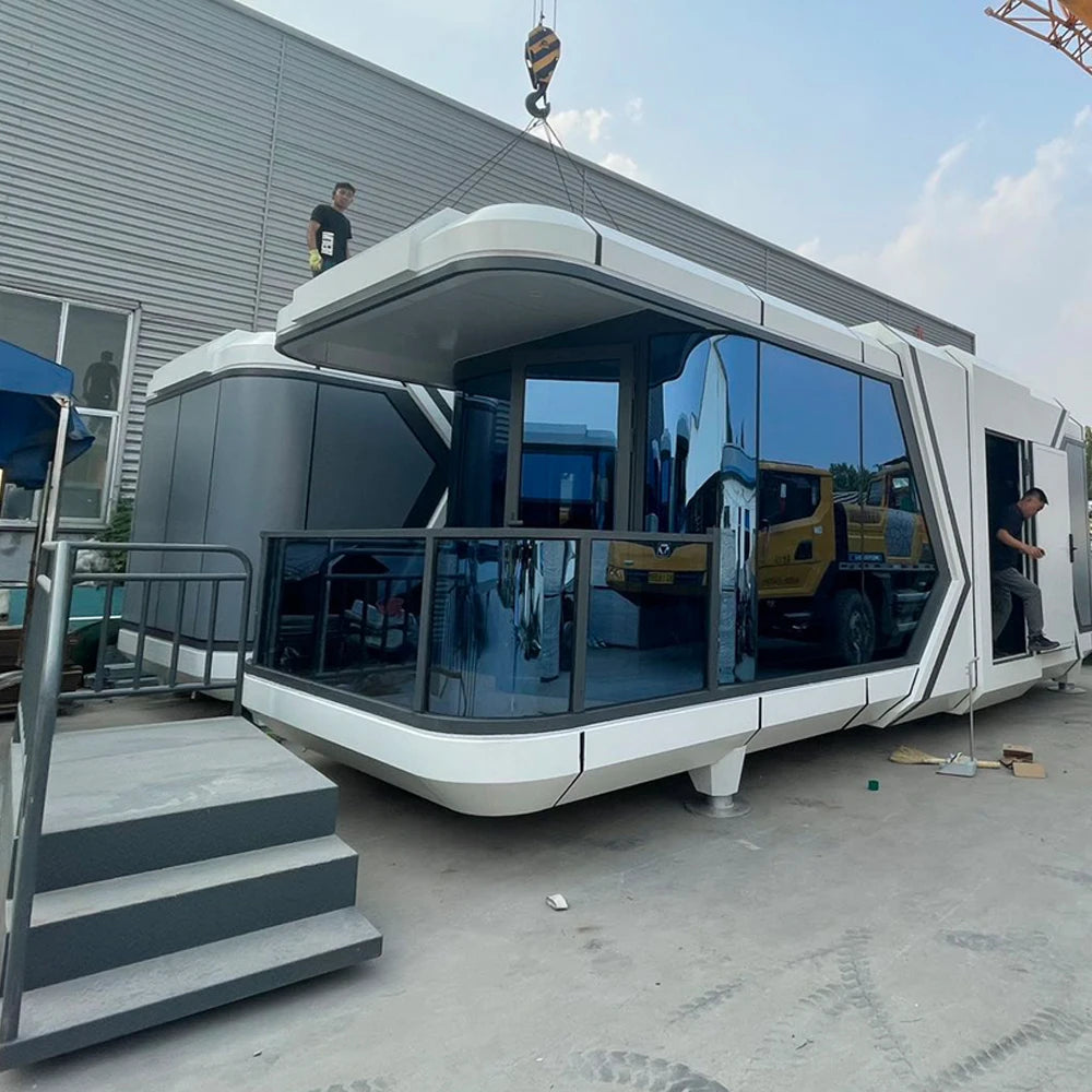 Australia modern prefabricated tiny house space capsule prefab house with kitchen and bathroom