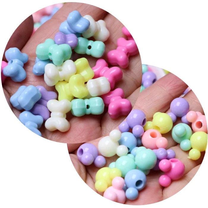15mm Candy Color Shaped Acrylic Beads for Handmade Bracelet Necklace Diy Acesorie
