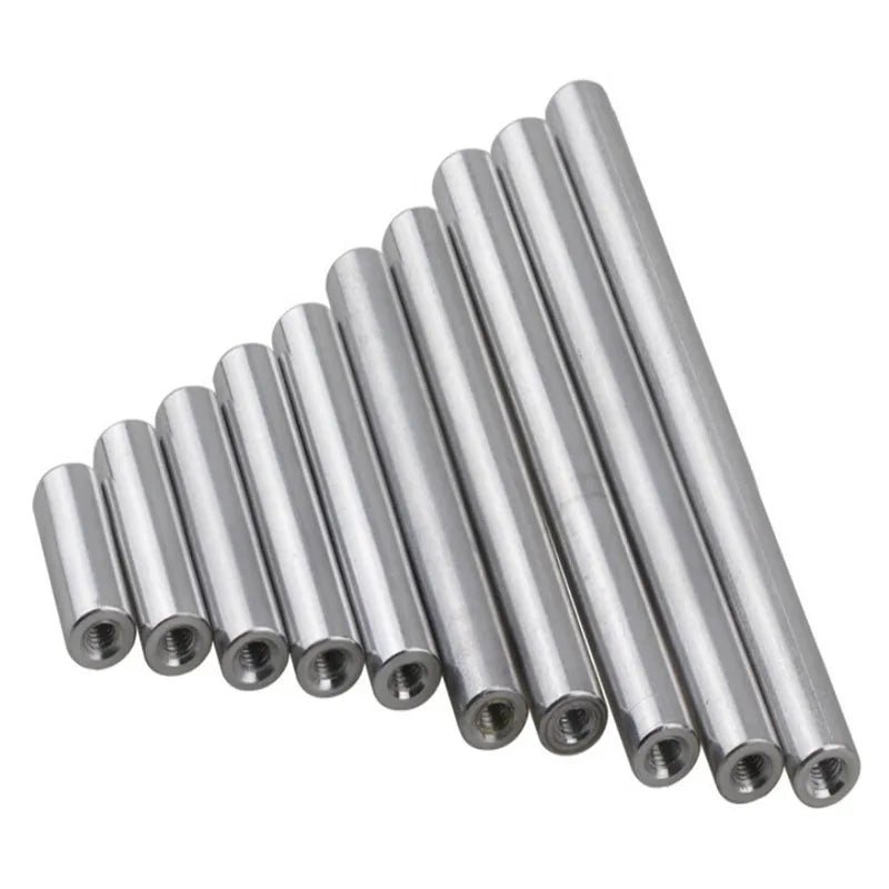 Anodized Aluminum Round Spacers Cylindrical Spacer Through Hole M10 Standoffs