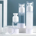 15ml 30ml 50ml 80ml 100ml 120ml Cosmetic Clear White Black Gold Airless Lotion Serum Pump Bottle With Pump Sprayer