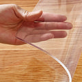 Custom Crystal Table Cover Protector 12 X 54 Inch-1.5mm Thick Waterproof Durable PVC Table Pad