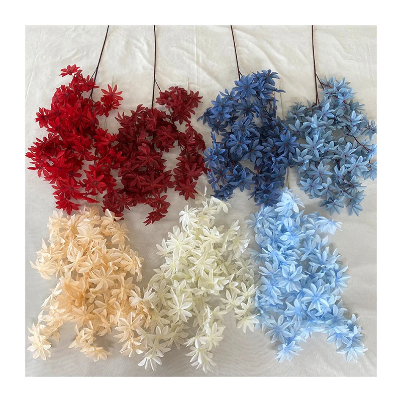 Wedding Flower 8 Angles Orchid Flower Artificial Flowers Decorative