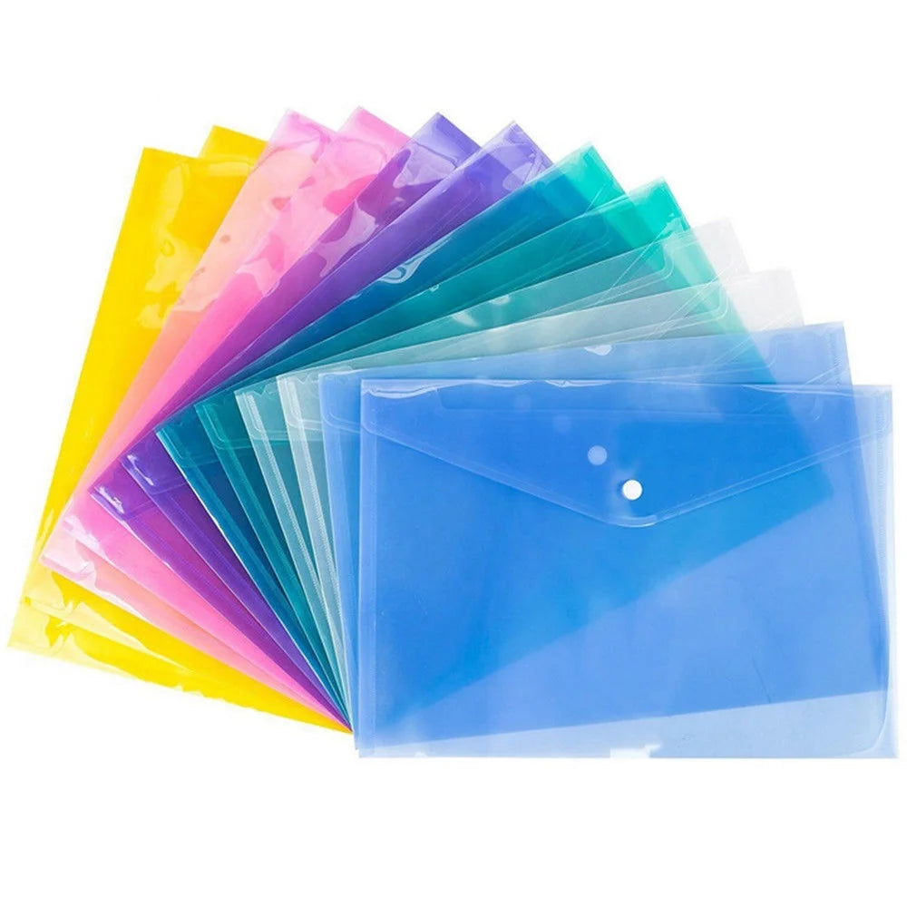 Gift Factory Price A4 Document Folder File Folder Stationery School Office Cover Students Premium Gift Transparent A4 Bag