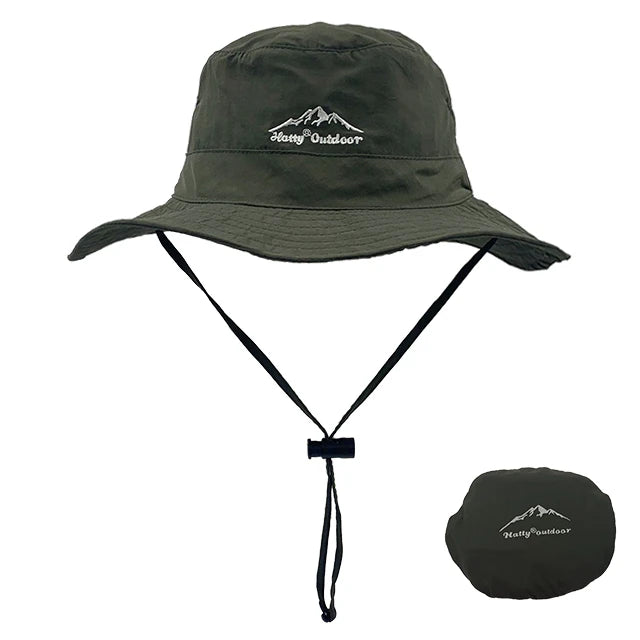 Wholesale Outdoor Solid Color Beach Sun Caps Bucket Hat Hiking Camping Fishing Fashion Hats