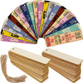 Wood Bookmark DIY Blank Hanging Creative Wood Unfinished Wood Hanging Tags.