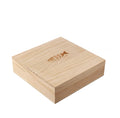 High-End Single Compartment Wooden Sushi Takeout Box Simple Style Food Storage and Preservation Container for Cake Bread Gifts