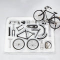 Vintage Metal Bicycle Ornament 1: 10 Bike Model Alloy Bike Miniature Bike Toy for Collections