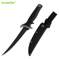 SUNSHINE 5CR15 Stainless Steel Fixed Blade Fish Pocket Slicing Fillet Knife PP Handle Type Outdoor Camping Knives for Fishing
