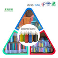 Wear-resistant Acid and Alkali Dyeing Color Sand Crafts Decorative Carving Quartz Sand Color Sand