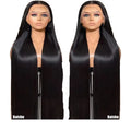 Cheap Medium-length Straight HD Lace Women Wigs Fluffy and Natural Brazilian Vietnamese Style for Black Factory Wholesale