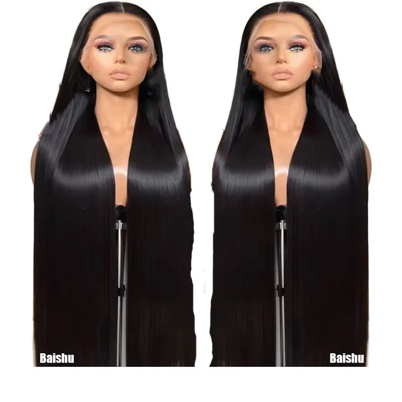 Cheap Medium-length Straight HD Lace Women Wigs Fluffy and Natural Brazilian Vietnamese Style for Black Factory Wholesale